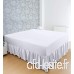 Utopia Bedding Jupe de lit à Volants - Très Profond Ajustement du Matelas: 25cm + Goutte à Volants: 40cm - Blanc  150 x 200 cm - Pas pour FR - B07JJJYXBF